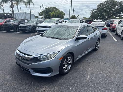 Silver Metallic 2017 Honda Civic LX