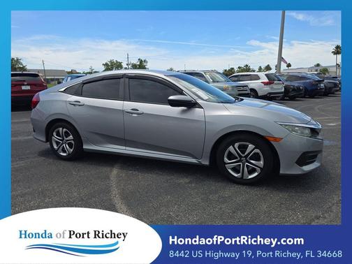 Silver Metallic 2017 Honda Civic LX
