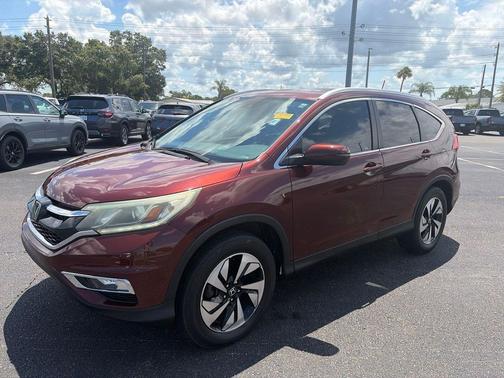 Orange 2015 Honda CR-V Touring