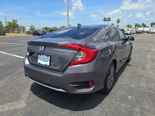 Gray 2021 Honda Civic EX