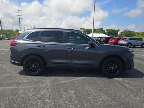 Gray 2024 Honda CR-V Hybrid Sport AWD