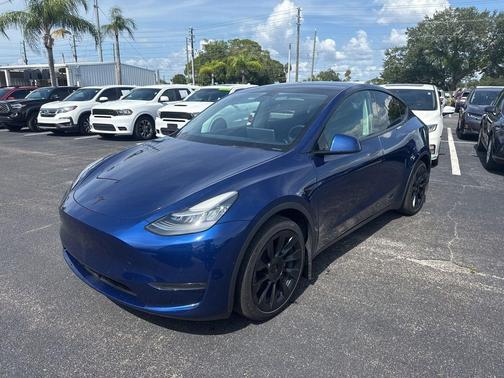 Deep Blue Metallic 2021 Tesla Model Y Long Range Dual Motor All-Wheel Drive