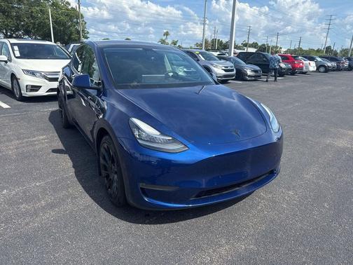 Deep Blue Metallic 2021 Tesla Model Y Long Range Dual Motor All-Wheel Drive