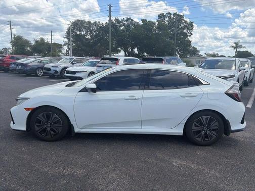 White Orchid Pearl 2017 Honda Civic EX