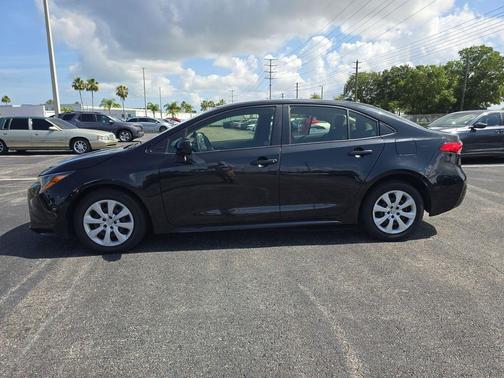 Black Sand Pearl 2021 Toyota Corolla LE