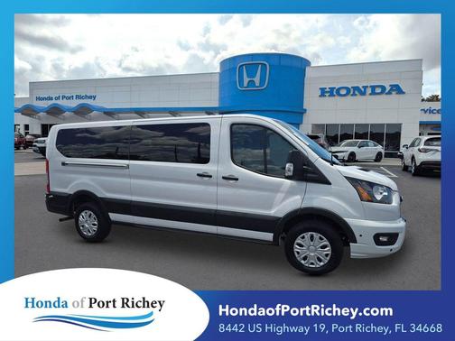 Oxford White 2024 Ford Transit-350 XLT