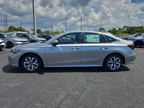 Silver Metallic 2026 Honda Civic LX