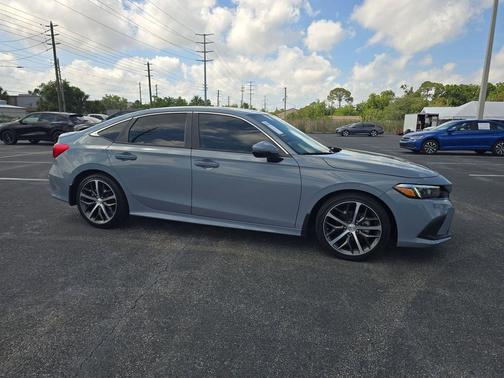 Sonic Gray Pearl 2024 Honda Civic Touring