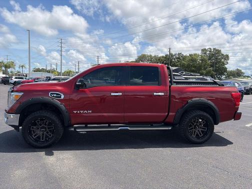 Cayenne Red 2017 Nissan Titan SV