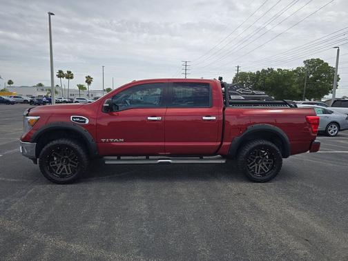 Cayenne Red 2017 Nissan Titan SV