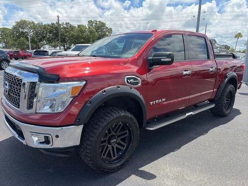 Cayenne Red 2017 Nissan Titan SV