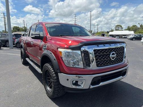 Cayenne Red 2017 Nissan Titan SV