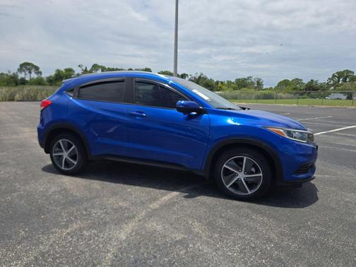 Aegean Blue Metallic 2022 Honda HR-V EX