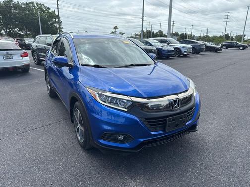 Aegean Blue Metallic 2022 Honda HR-V EX