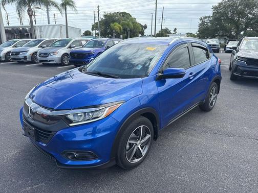 Aegean Blue Metallic 2022 Honda HR-V EX