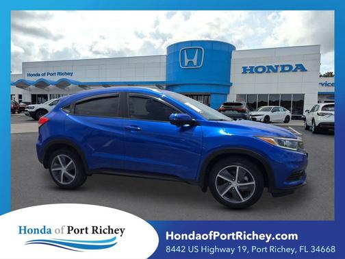 Aegean Blue Metallic 2022 Honda HR-V EX