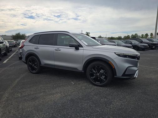 Silver Metallic 2026 Honda CR-V Hybrid Sport Touring AWD