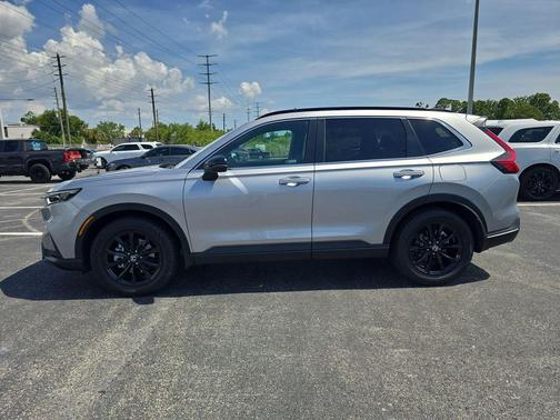 Lunar Silver Metallic 2024 Honda CR-V Hybrid Sport FWD