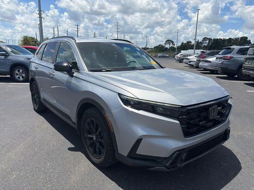 Lunar Silver Metallic 2024 Honda CR-V Hybrid Sport FWD
