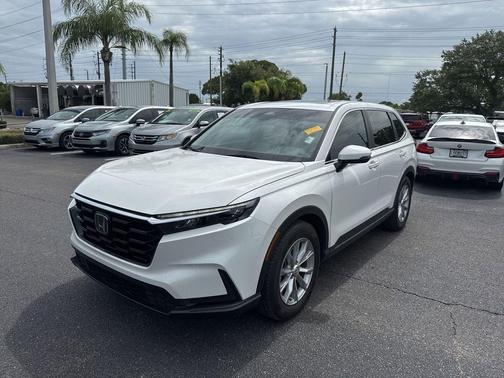 Platinum White Pearl 2025 Honda CR-V EX 2WD