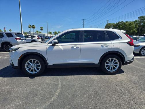 Platinum White Pearl 2025 Honda CR-V EX 2WD
