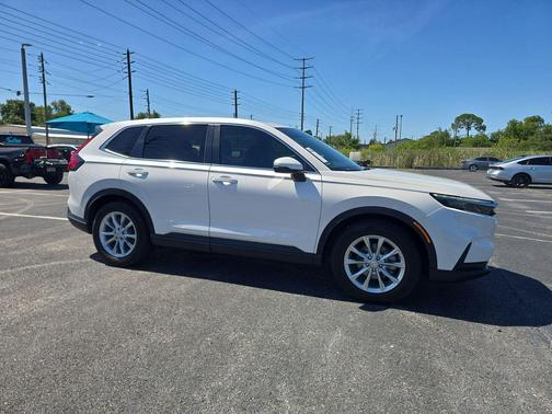 Platinum White Pearl 2025 Honda CR-V EX 2WD