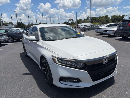 Platinum White Pearl 2019 Honda Accord Sport