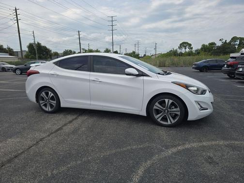 Monaco White 2016 Hyundai ELANTRA Sport