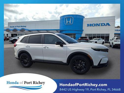 Platinum White Pearl 2026 Honda CR-V Hybrid Sport-L AWD