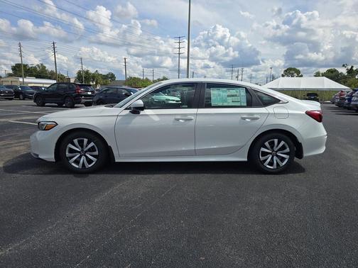 Platinum White Pearl 2026 Honda Civic LX
