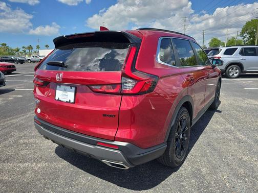 Radiant Red Metallic 2024 Honda CR-V Hybrid Sport FWD
