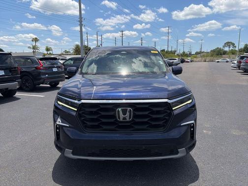 Obsidian Blue Pearl 2023 Honda Pilot 2WD EX-L 8 Passenger