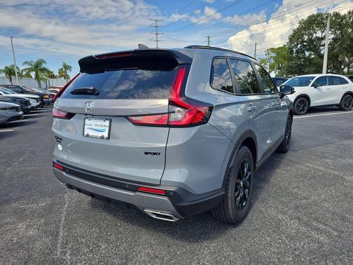 Gray 2026 Honda CR-V Hybrid Sport-L AWD