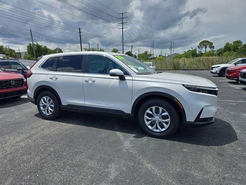 Platinum White 2026 Honda CR-V LX 2WD