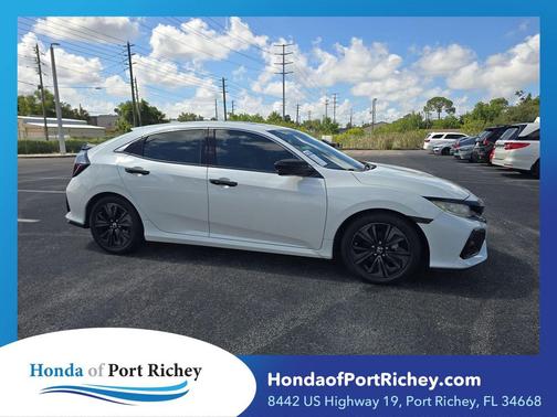 White Orchid Pearl 2019 Honda Civic EX