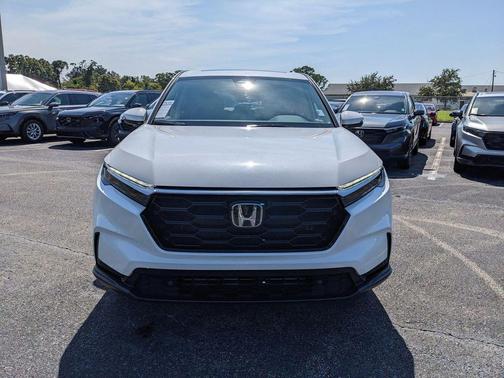 Platinum White 2026 Honda CR-V EX-L AWD