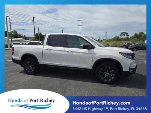Platinum White Pearl 2025 Honda Ridgeline Sport