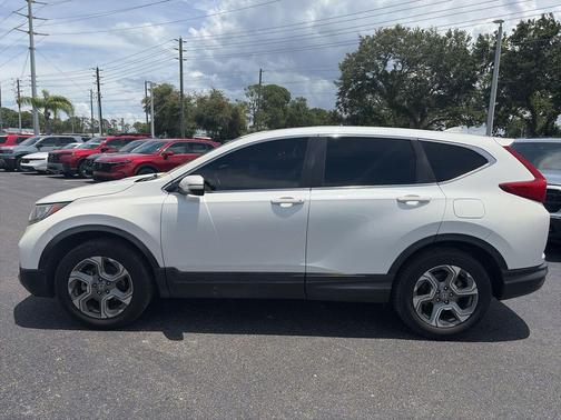 White Diamond Pearl 2018 Honda CR-V EX-L