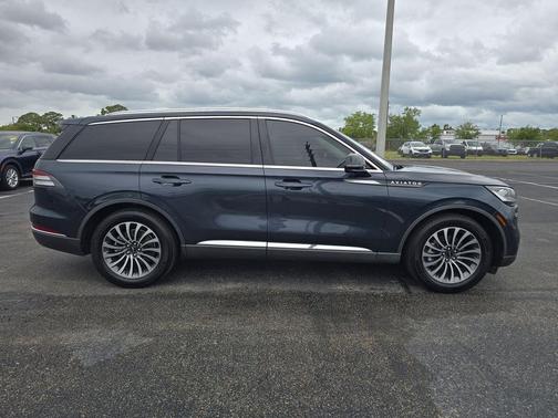 Flight Blue Metallic Clearcoat 2022 Lincoln Aviator Reserve