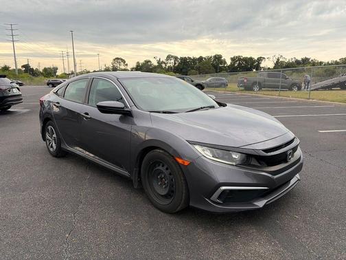Modern Steel Metallic 2019 Honda Civic LX