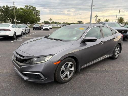 Modern Steel Metallic 2019 Honda Civic LX
