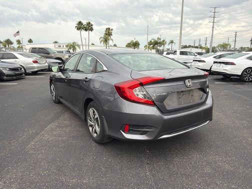 Modern Steel Metallic 2019 Honda Civic LX