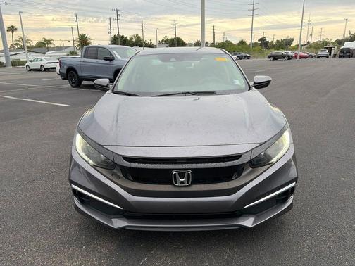 Modern Steel Metallic 2019 Honda Civic LX