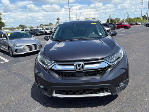 Gray 2019 Honda CR-V EX-L