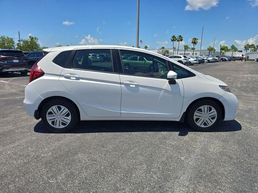 Platinum White Pearl 2019 Honda Fit LX