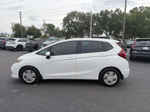 Platinum White Pearl 2019 Honda Fit LX