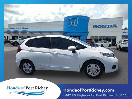 Platinum White Pearl 2019 Honda Fit LX