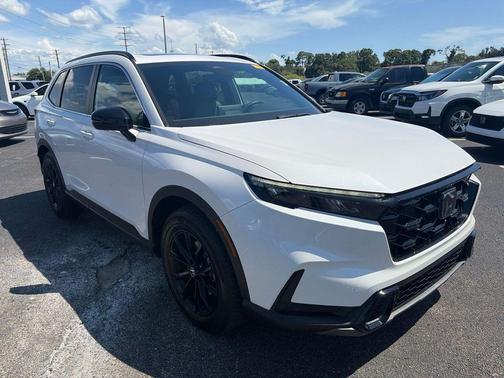 Platinum White Pearl 2024 Honda CR-V Hybrid Sport FWD