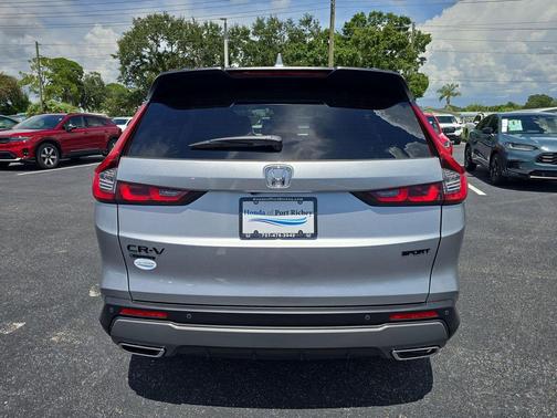 Solar Silver Metallic 2026 Honda CR-V Hybrid Sport-L FWD