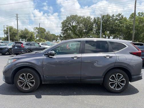 Modern Steel Metallic 2021 Honda CR-V AWD EX-L